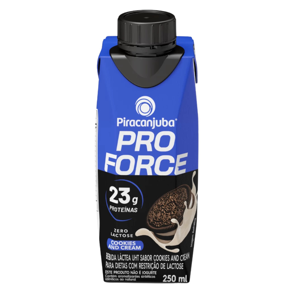 Bebida Láctea Whey Piracanjuba ProForce 23g Cookies And Cream 250ML em Oferta na Shopee