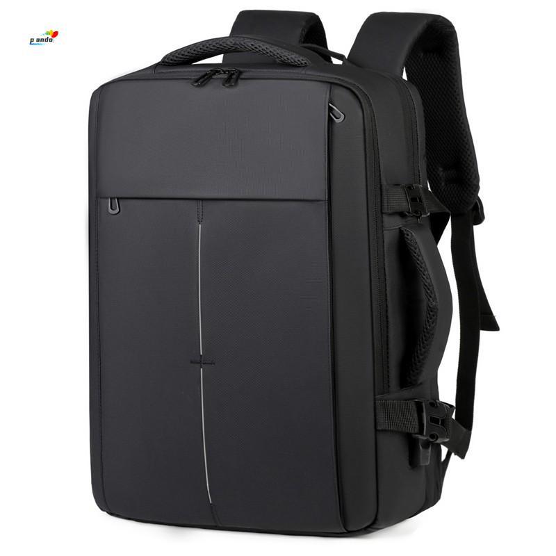 Mochila De Couro Repelente De Água De Grande Capacidade-Pasta De Negócios Bolsa Para Computador De Viagem