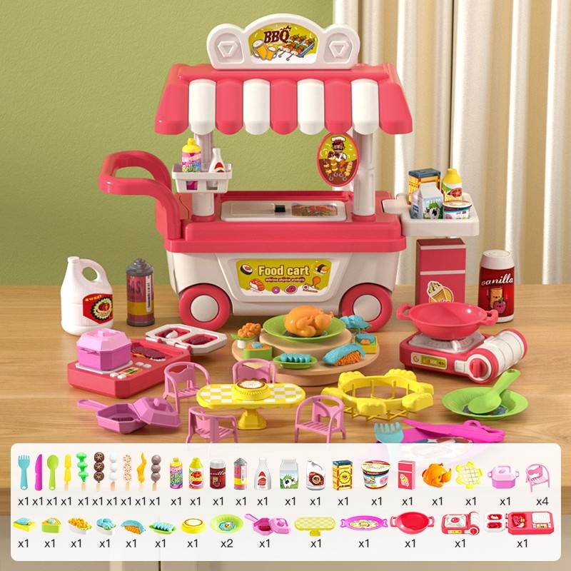 Brinquedo Carrinho de Churrasco  Brinquedo Faz de Conta Divertido e Pura Imaginação SUPER QUALIDADE