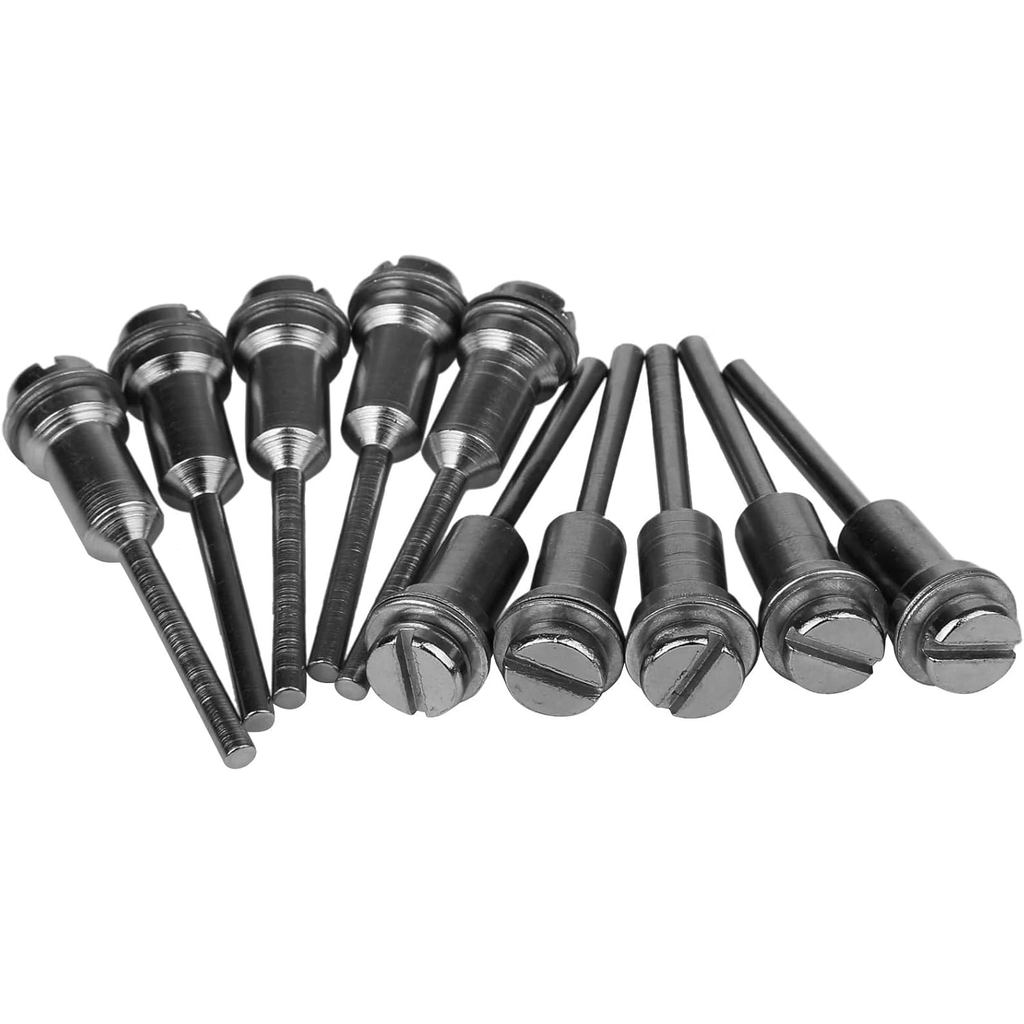 Jogo 5 Hastes mandril 3.2mm 1/8 discos de corte acessórios suporte micro retifica furadeira aço duro