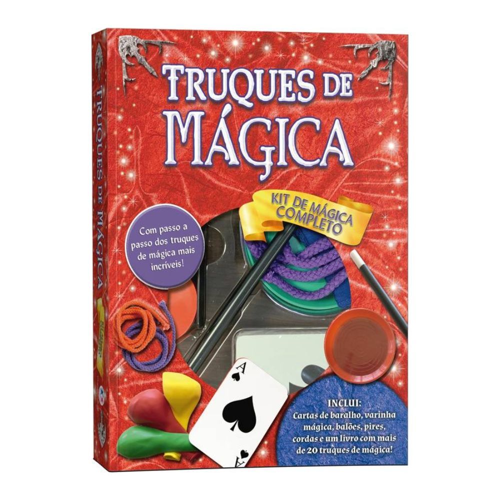 Livro Truques de Mágica Kit de Mágica Completo em Oferta na Shopee