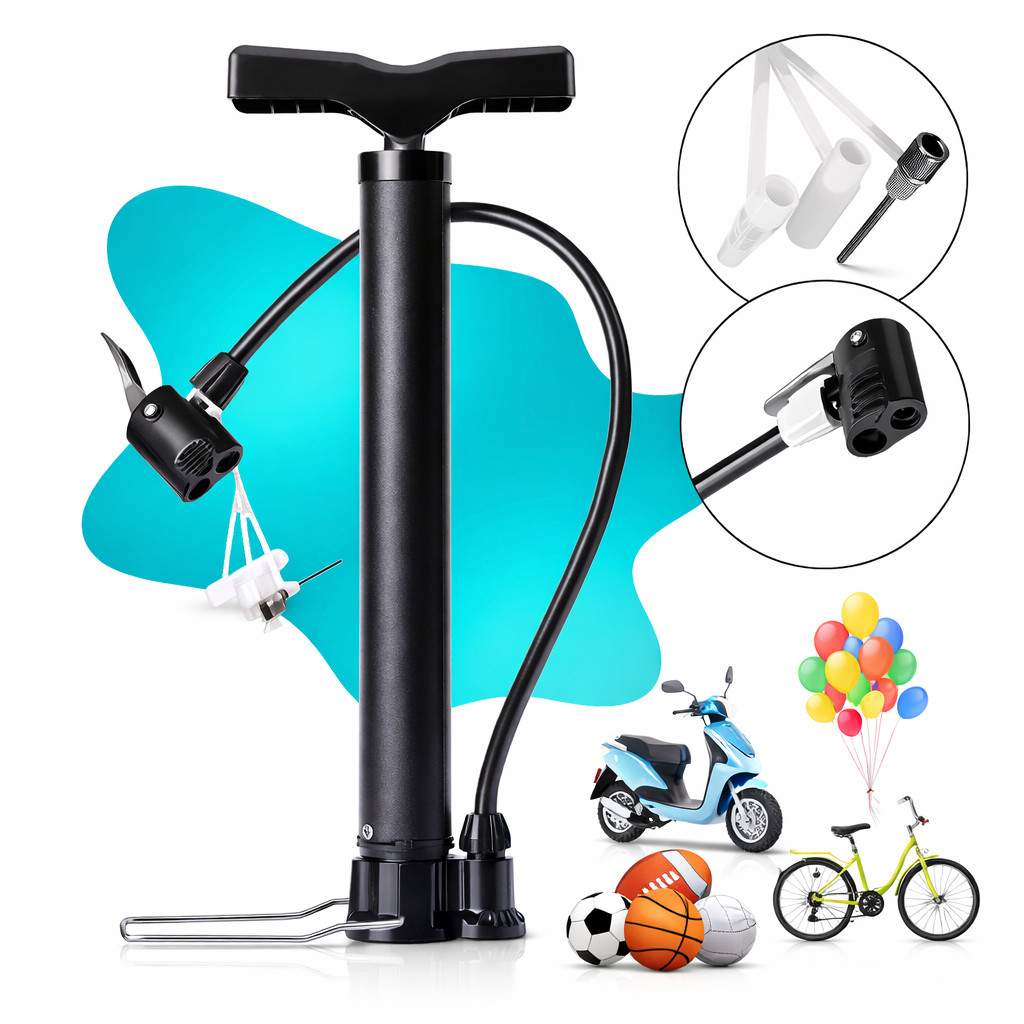 Bomba De Ar Encher Pneu Bicicleta Bola Moto Piscina Balão Forte Compacta e Leve