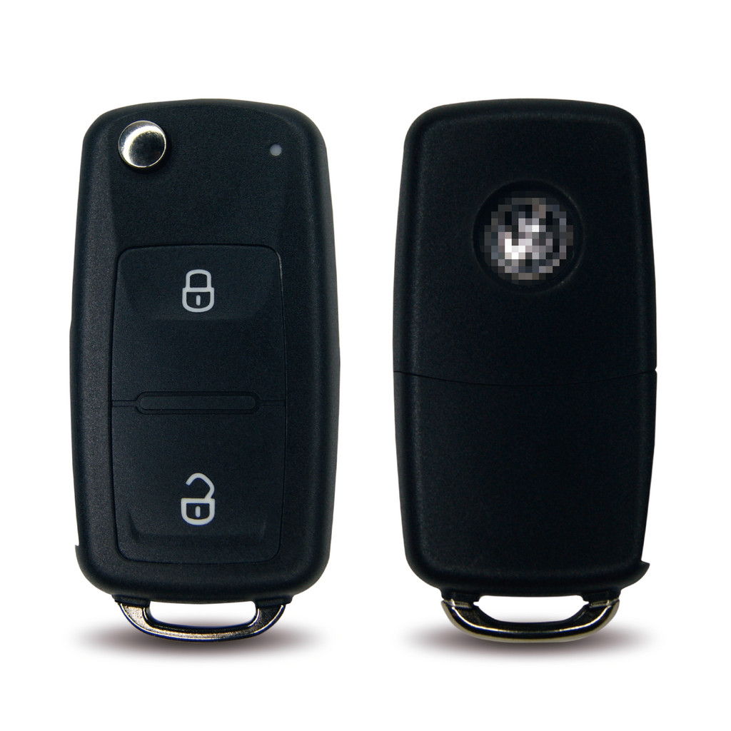 Carcaça Chave Canivete VW 2 Botões – Gol G6 G7 Voyage Fox Up Amarok