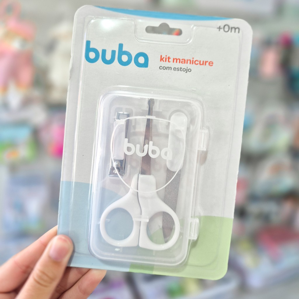 Kit Manicure Bebê Buba com Cortador e Lixa