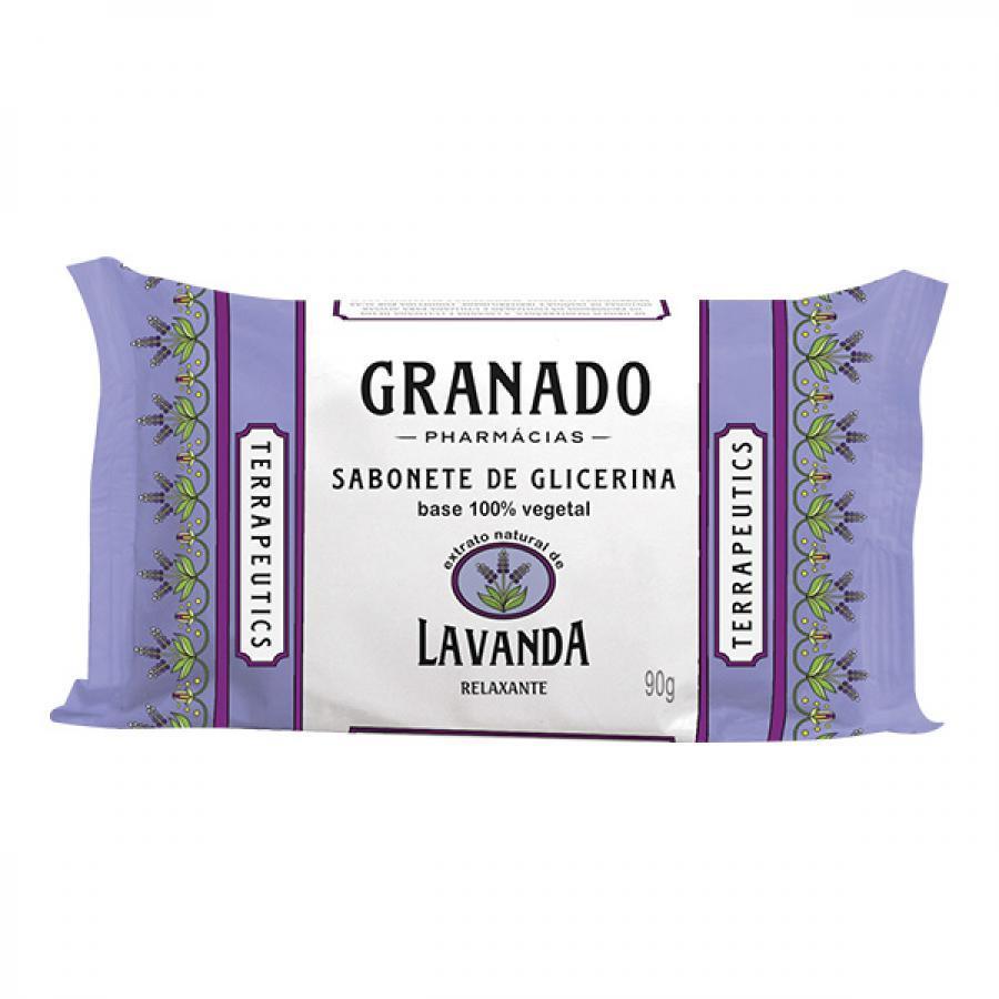 SABONETE GRANADO GLICERINA LAVANDA 90G em Oferta na Shopee