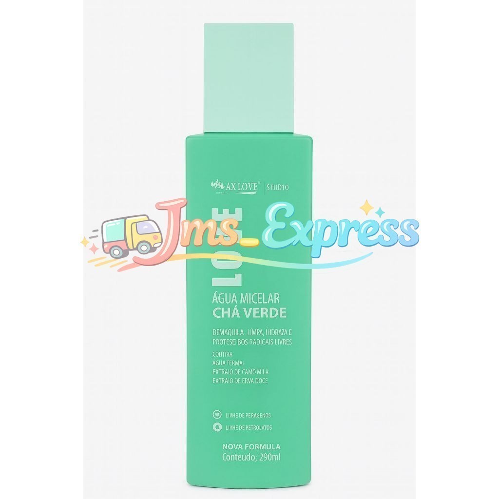 (V)Água Micelar Chá Verde MAXLOVE VEGANO5M54