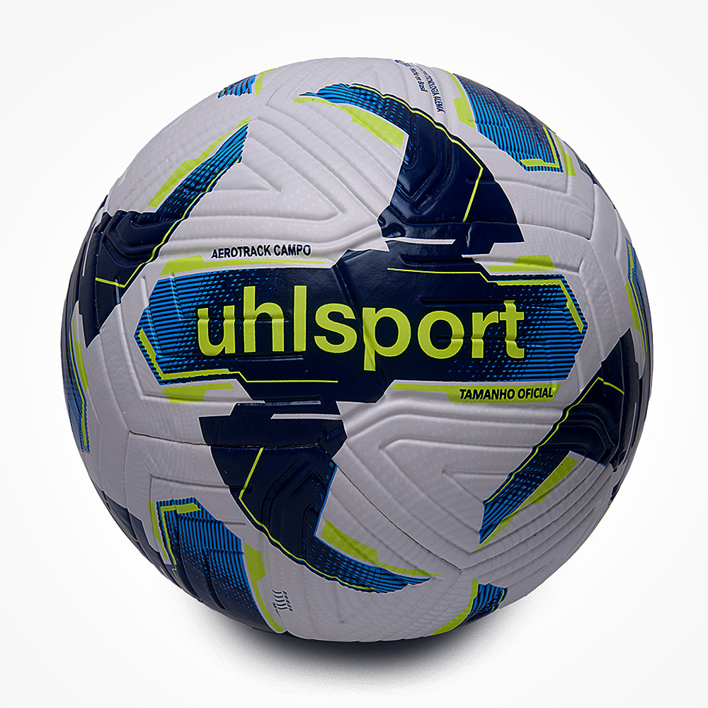 Bola de Futebol Campo Uhlsport Aerotrack - Branco e Verde