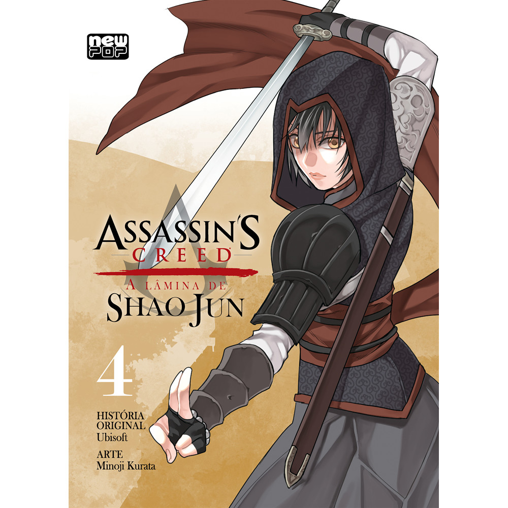 Capa do livro Mangá - Assassin's Creed - A Lâmina de Shao Jun: Volume 4 - Editora New Pop