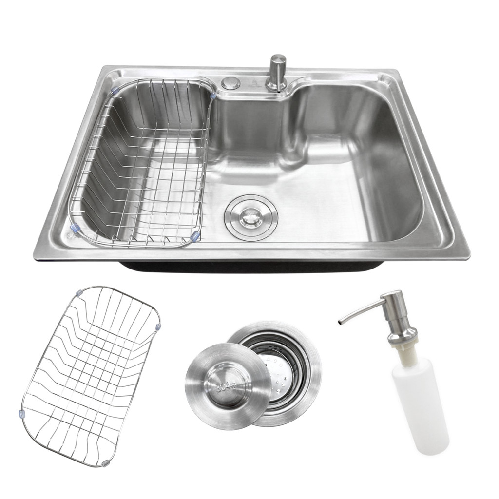 Cuba Gourmet Aço Inox 304 60x42cm Pia Cozinha Com Acessórios em Oferta na Shopee