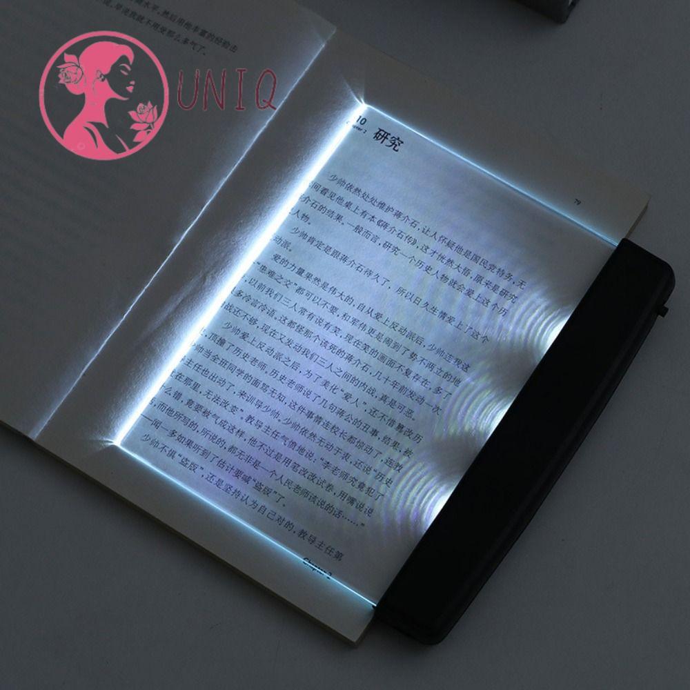 Lâmpada De Livro LED UNIQ , Luz De Leitura De Proteção Ocular De Painel Plano Estudo De Cabeceira Multiuso Transparente em Oferta na Shopee