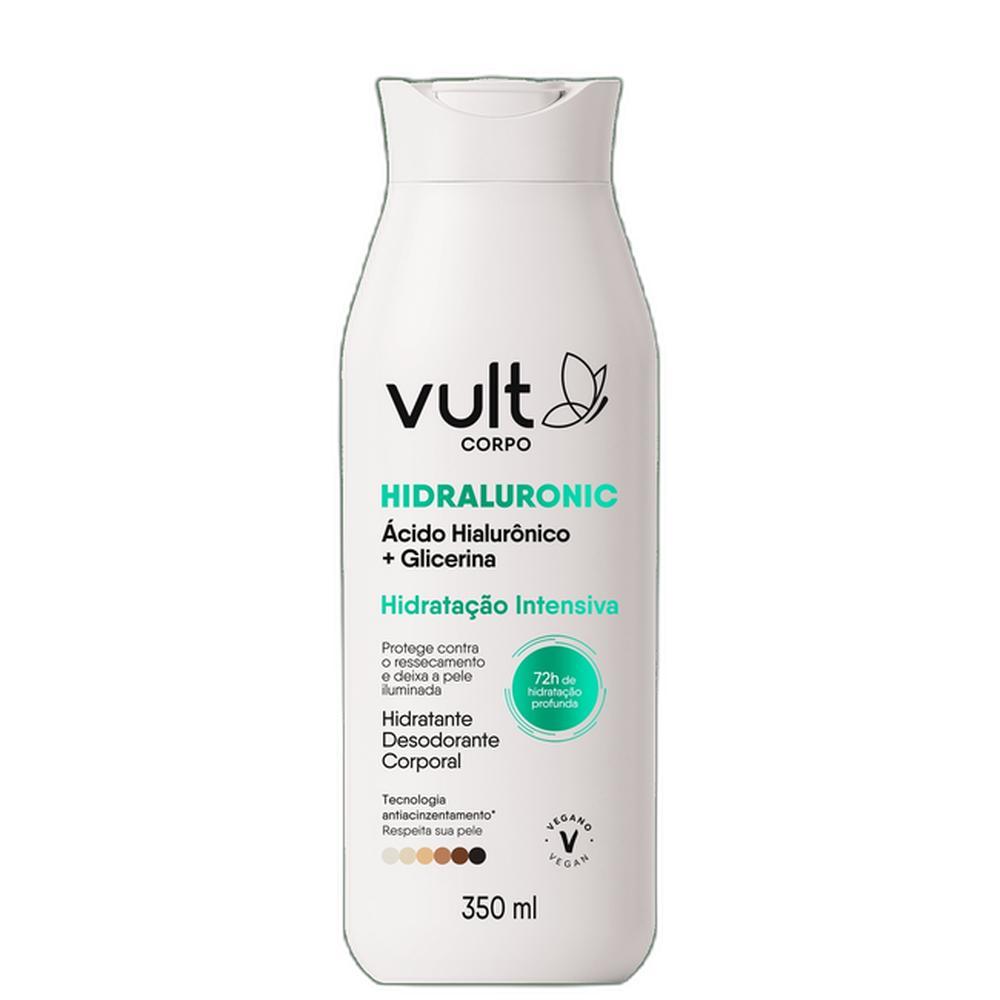 Vult Hidraluronic Hidratante Desodorante Corporal 350ml em Oferta na Shopee