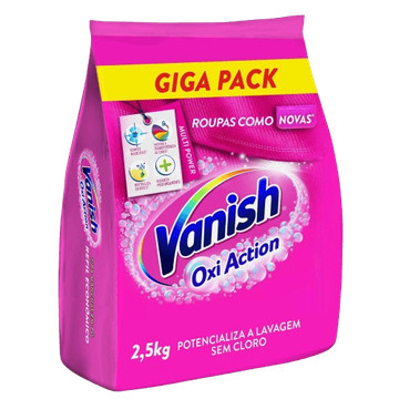 Tira-Manchas Pó Vanish Oxi Action Giga em Oferta na Shopee