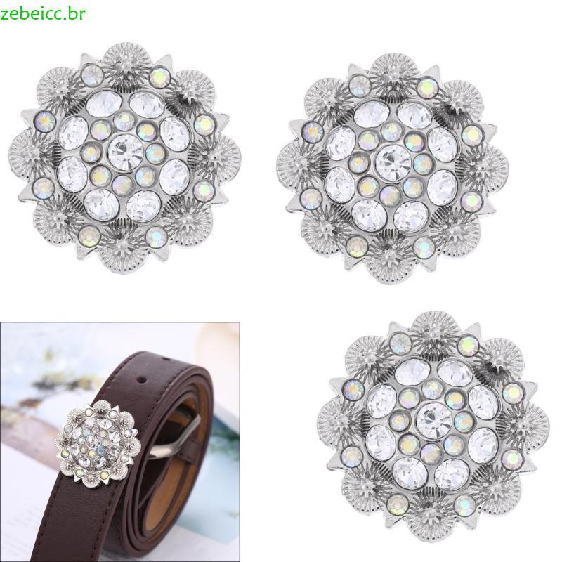 zebeicc 3 Peças Enfeites Cinto Strass Elegantes Para Aqueles Apreciam Artesanato Detalhado