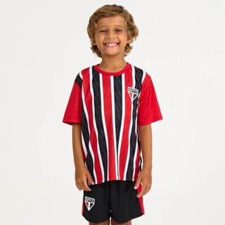 Kit Mini Craque São Paulo Infantil Listrado em Oferta na Shopee
