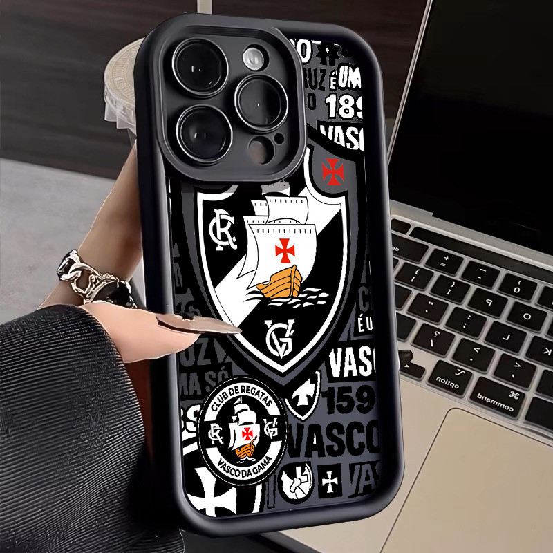 Capinha de celular torcedores de futebol do Vasco da Gama Para Motorola Moto G84 G60 G54 G52 G34 G20 G10 Case silicone