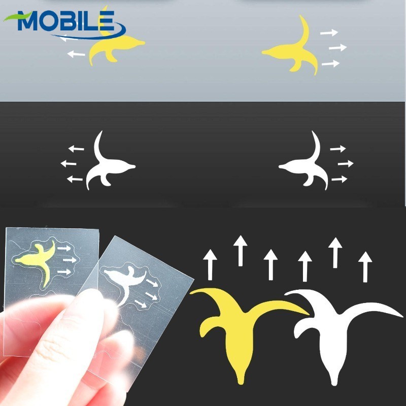 Adesivos De Casca De Banana De PVC Premium , Decalques À Prova D'água UV De Nível Automotivo Para Proteção De Botões , 3