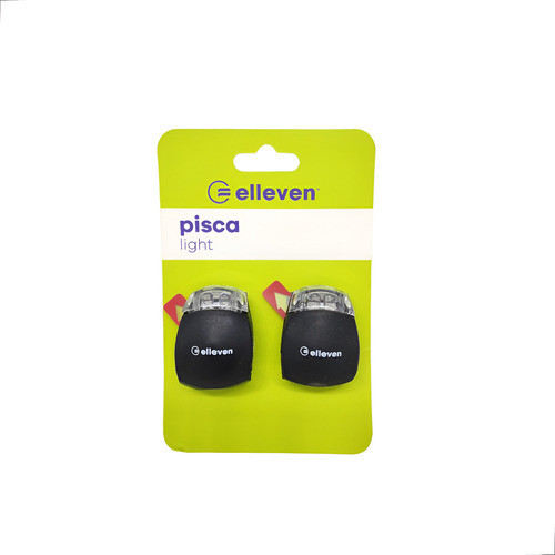 Pisca De Bicicleta Led Dianteiro Traseiro 3 Elleven Silicone Preto