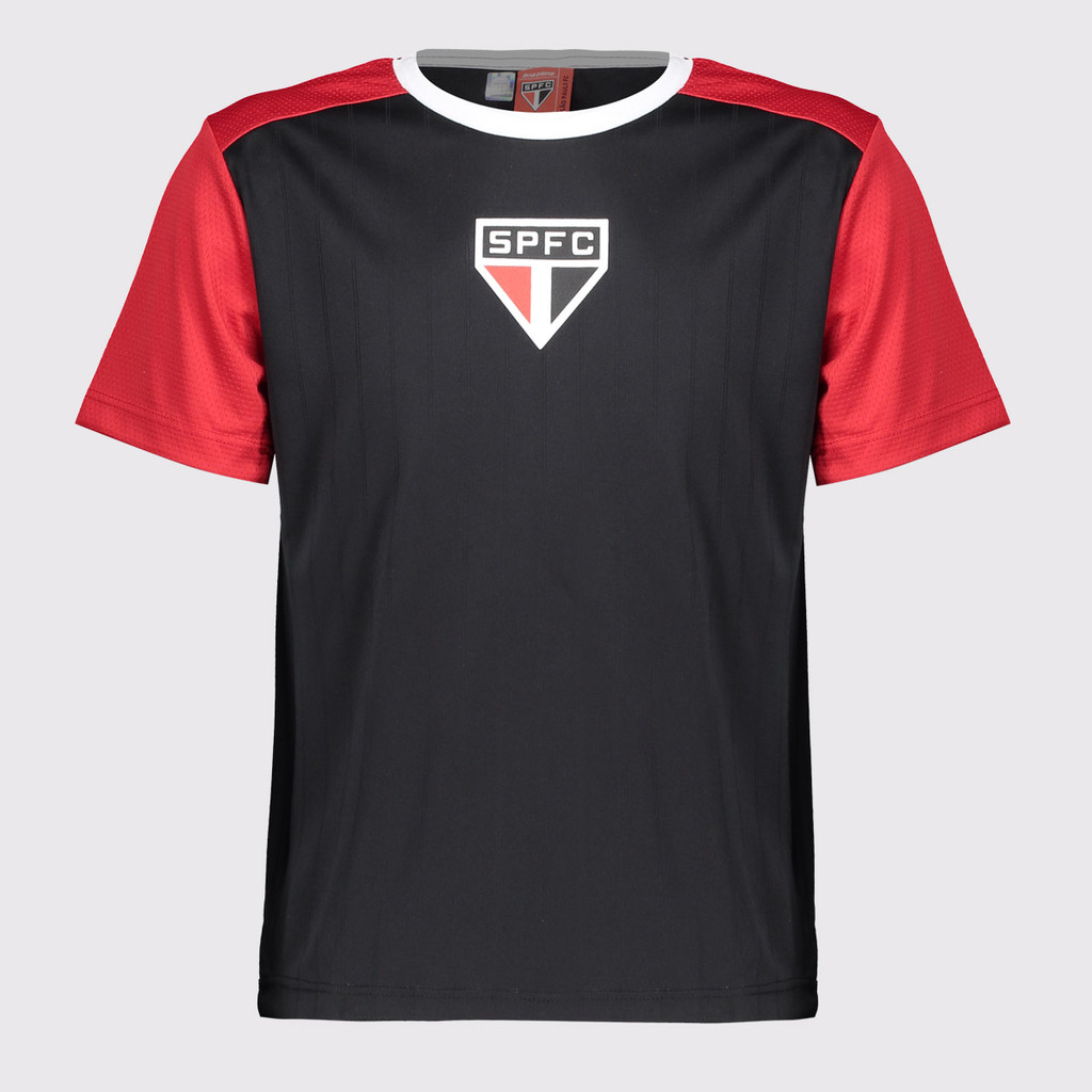 Camisa São Paulo Herança Infantil Preta