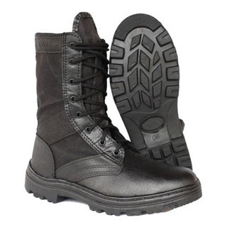 Coturno Militar Couro Preto Operacional Extra Leve