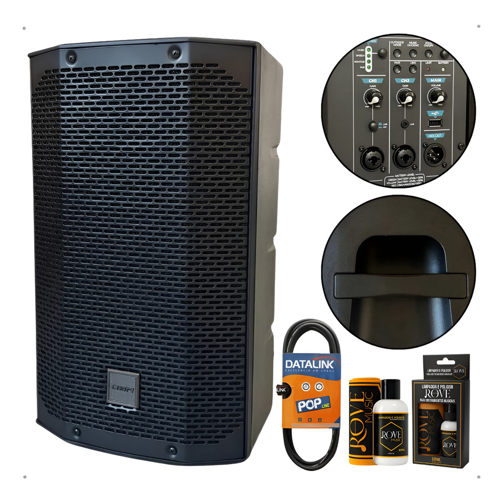 Caixa De Som Ativa Dbr Dxt8 Go 120w Profissional Estudio
