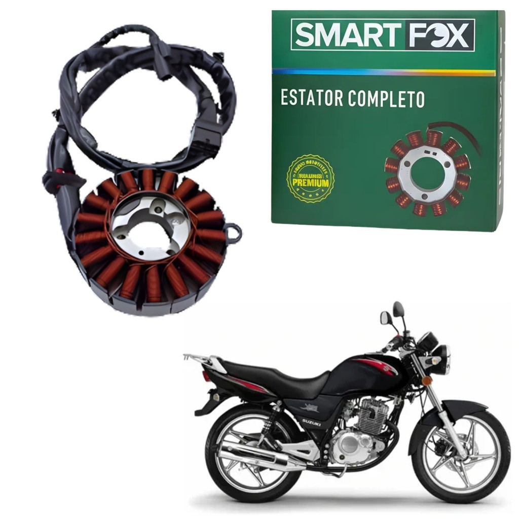 ESTATOR BOBINA MAGNETO COMPLETO SMARTFOX SUZUKI INTRUDER 125 YES 125 KATANA 125