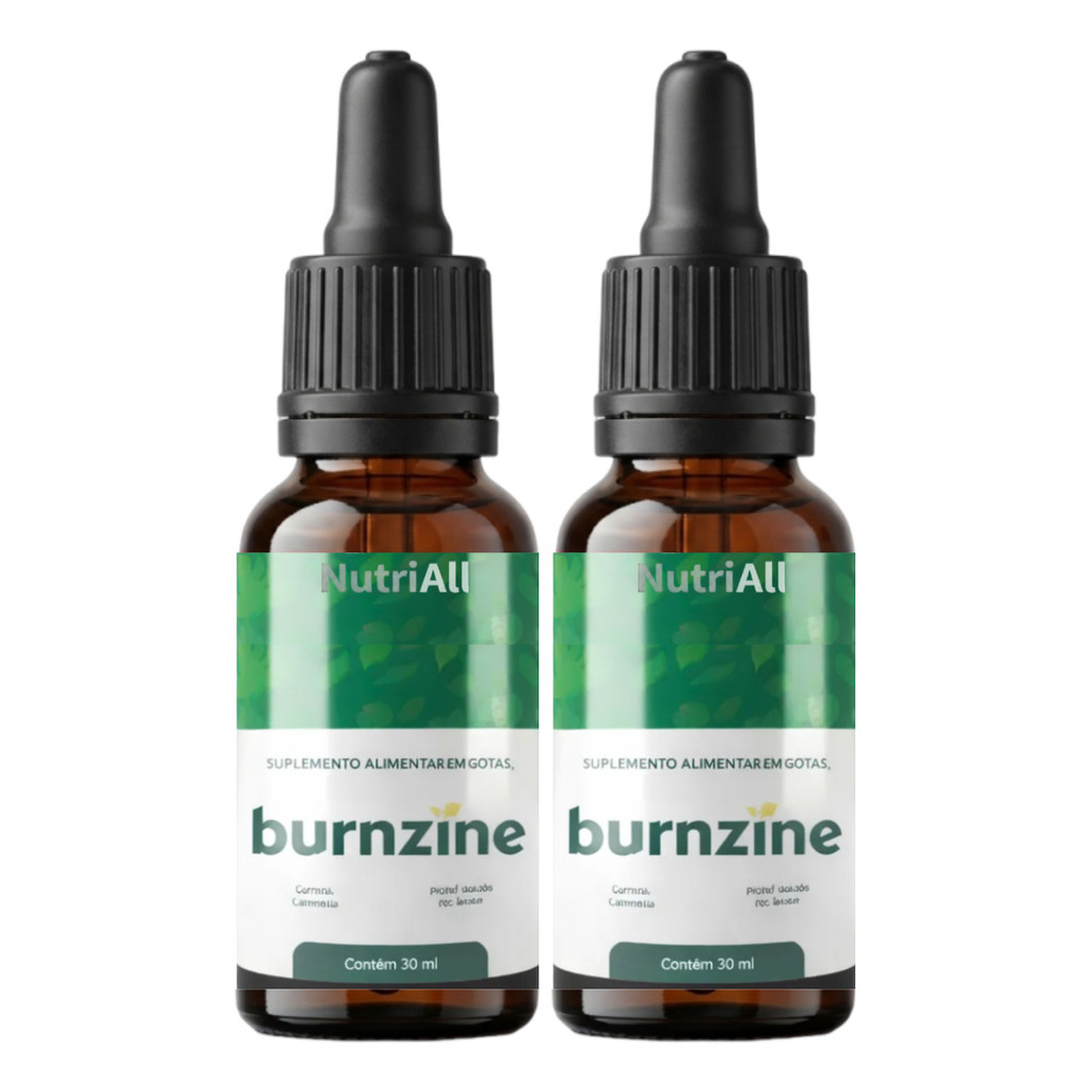 2 Burnzine 30ml Original - Única Loja Oficial Envio Hoje Sem Sabor