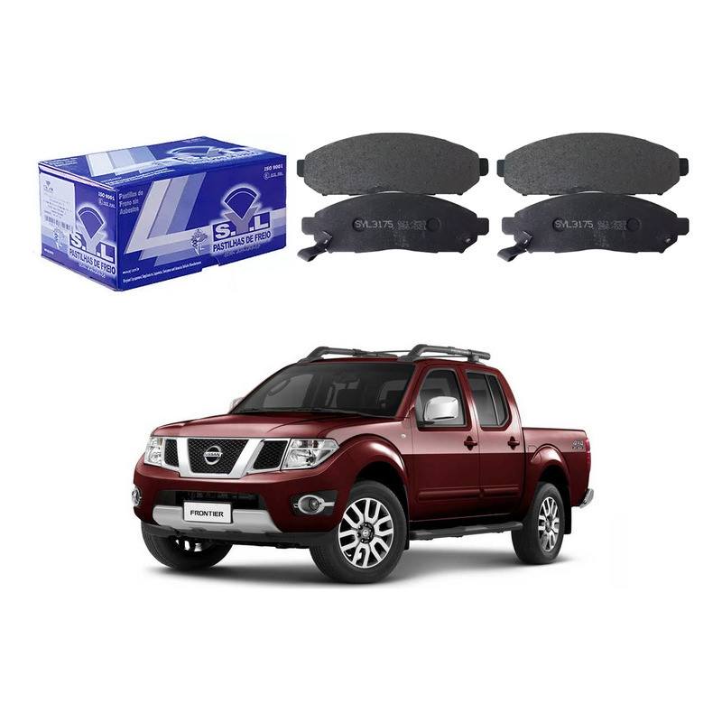 Pastilha Freio Dianteira, Frontier 2.5 2013 A 2016 em Oferta na Shopee