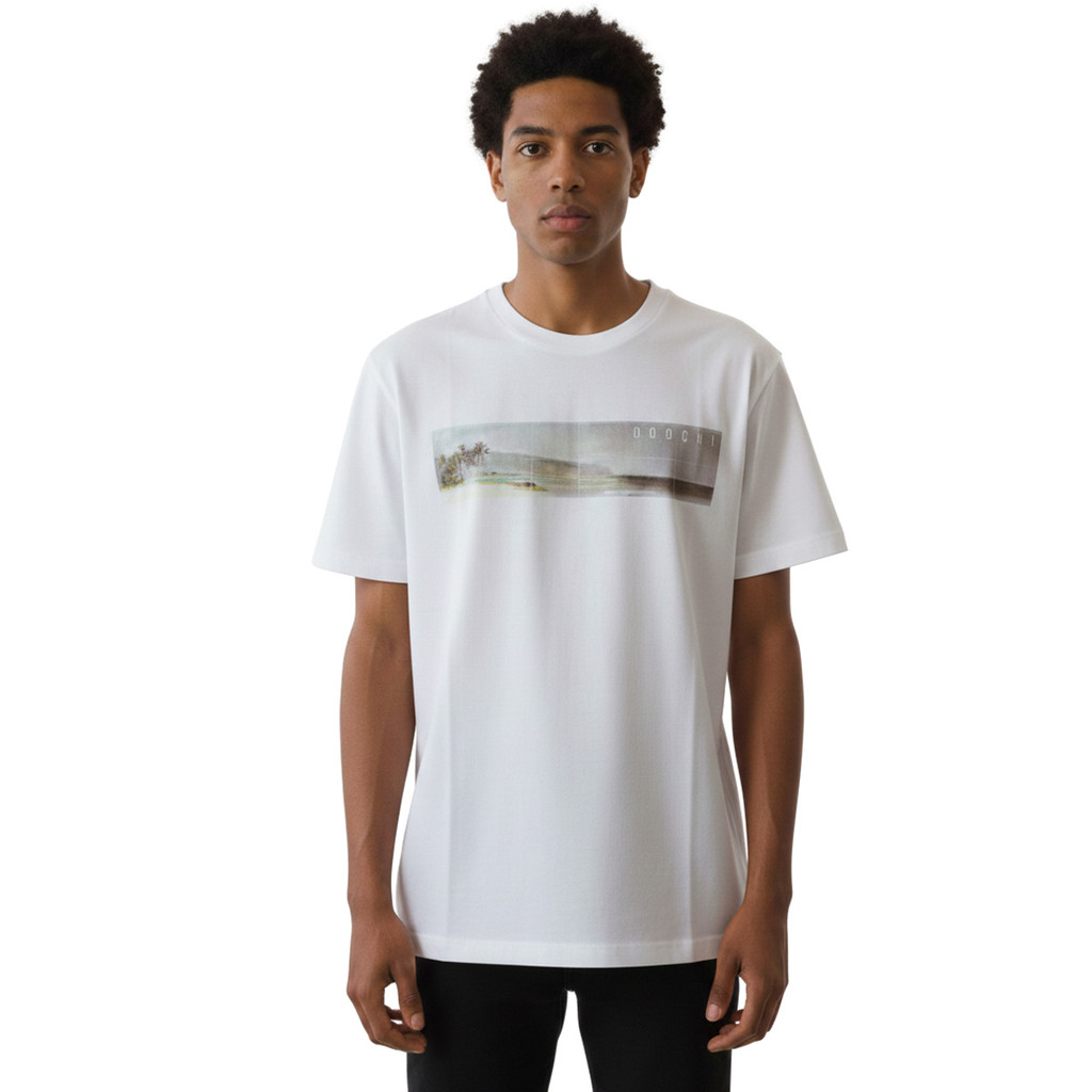 Camiseta Masculina Ogochi Concept Slim Branco
