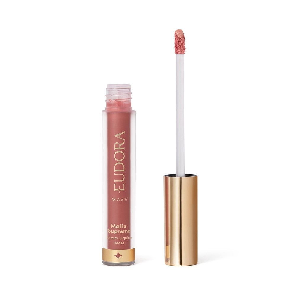 Eudora Make Batom Líquido Matte Supreme Nude Exclusivo 4ml