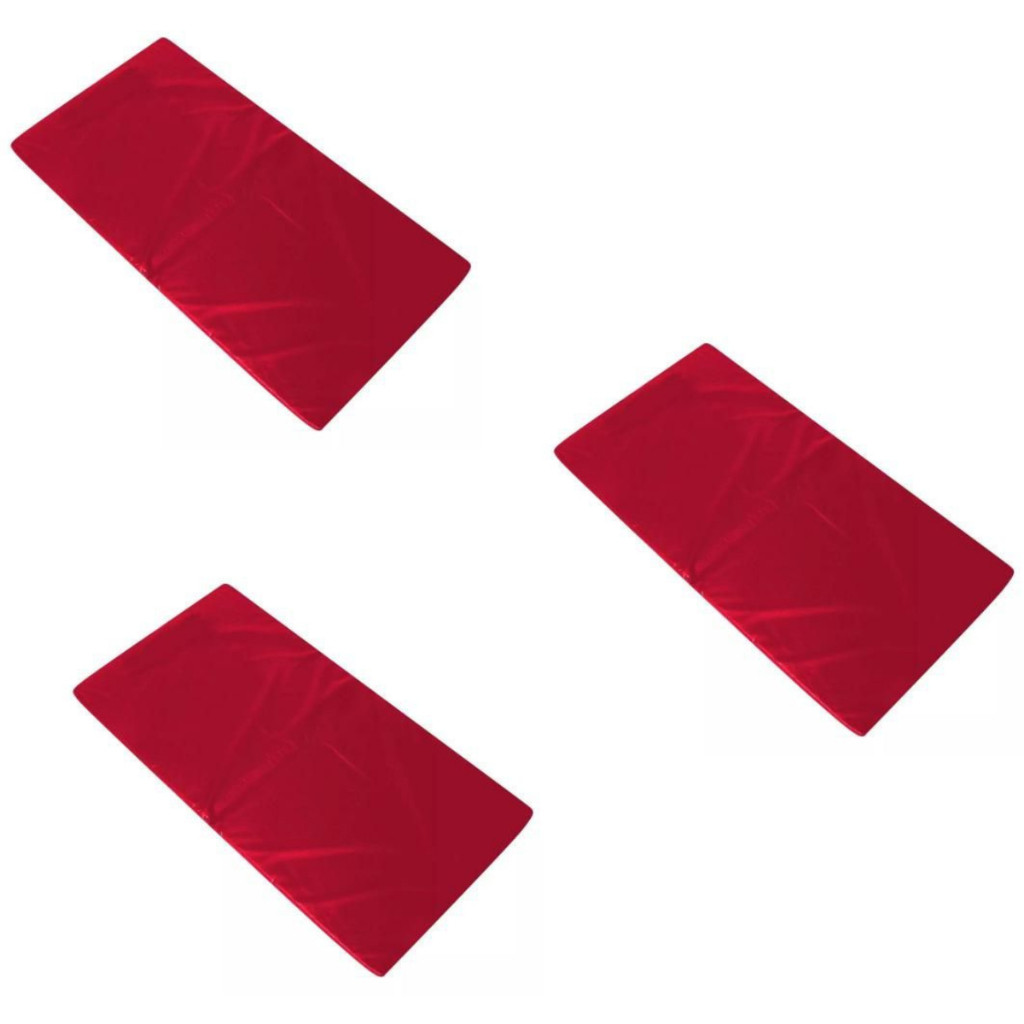 Kit 3 Colchonete VERMELHO Academia / Yoga / Pilates - 90x40x3cm OFERTA