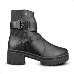 Bota Feminina Mississipi Cano Baixo Modelo Coturno Fashion Tratorada