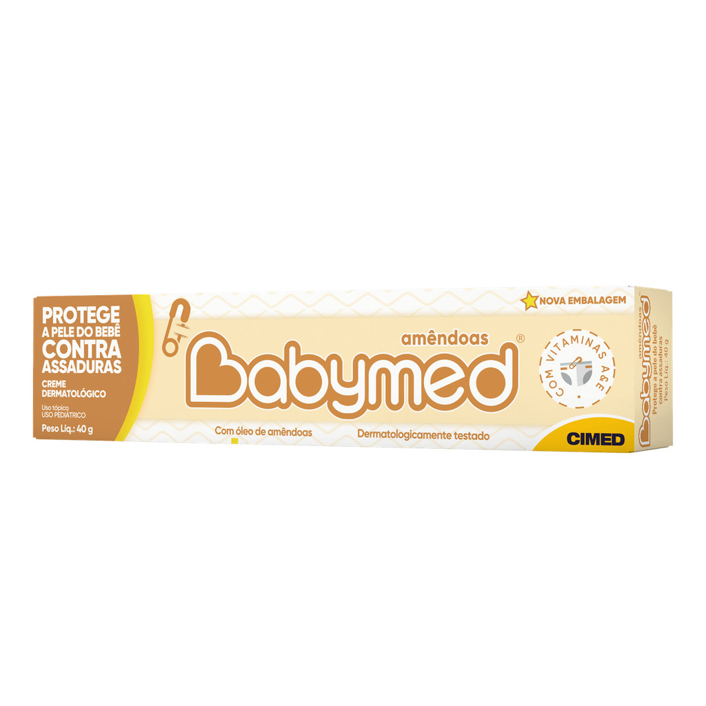 Imagem Pomada  Prevenção de Assaduras Babymed Amêndoas 40g