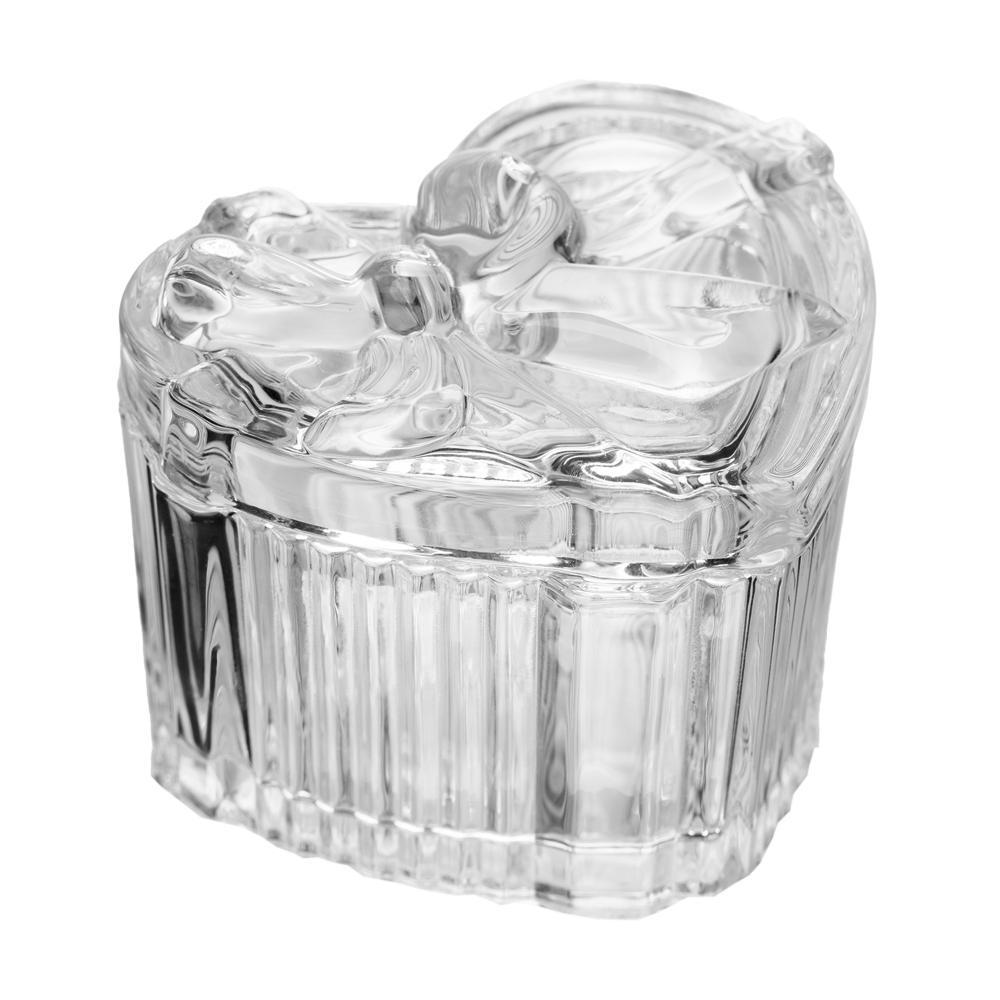 Potiche Wolff Coração Laço de Fita Cristal Ecológico em Oferta na Shopee