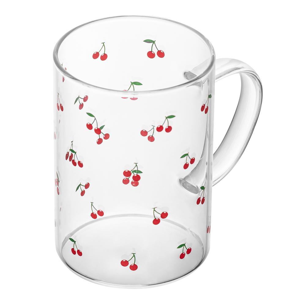 Caneca Lyor Cherry 200ml Vidro Borossilicato em Oferta na Shopee