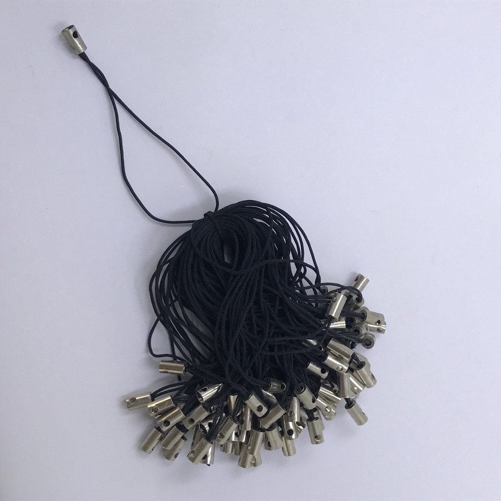 Cordinha Para Celular Pingente Preto, Pen Drive, Chaveiros - Phone Strap Com 100 Unidades