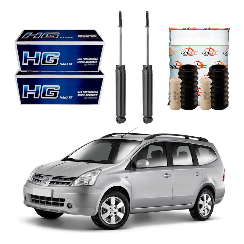 Kit Amortecedor Traseiro Grand Livina 1.8 2009 A 2014
