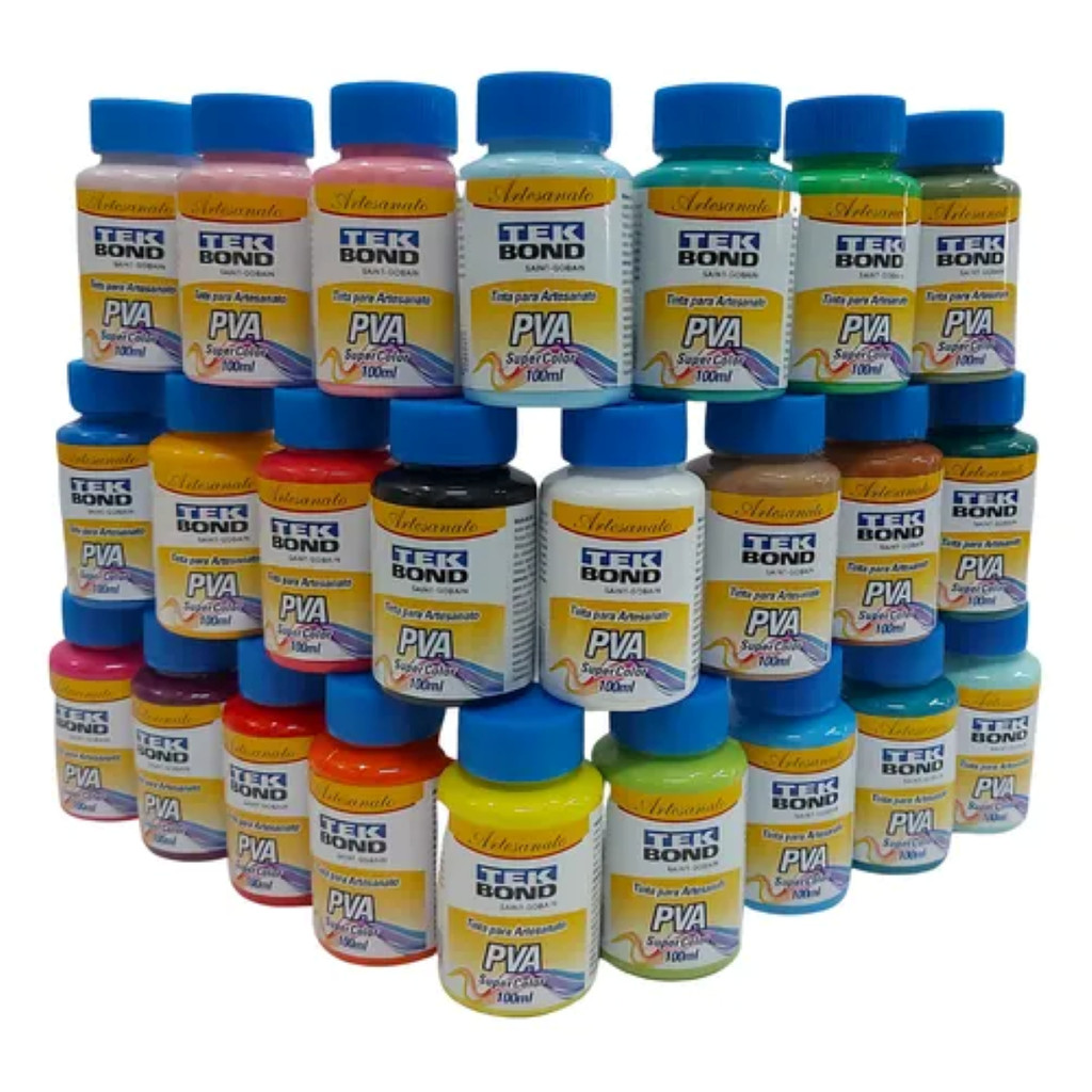 Tinta Pva Super Color 100ml TekBond Tinta Pva Super Color 100ml TekBond