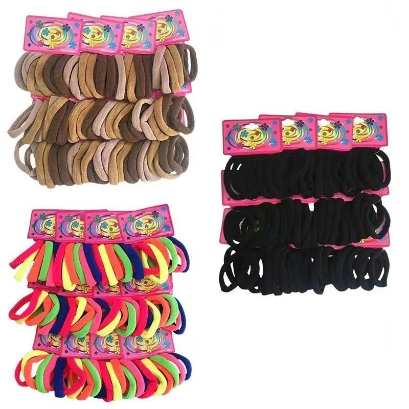 Kit 72/144/216 Xuxinhas de Cabelo Rabicó Elásticas sem Metal – Acessório Capilar Feminino e Infantil em Oferta na Shopee