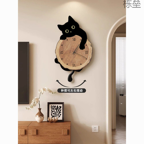 relogio de parede grande relogio de parede relogio de parede cozinha Moderno e minimalista gato relógio de parede sala e