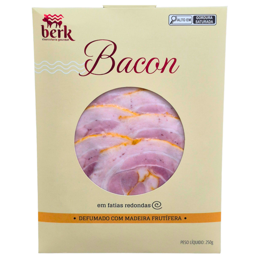 Bacon Defumado em Fatias Redondas - 250g