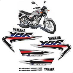 Kit Adesivos Para Yamaha Ybr 125 2002 Moto Prata Completo