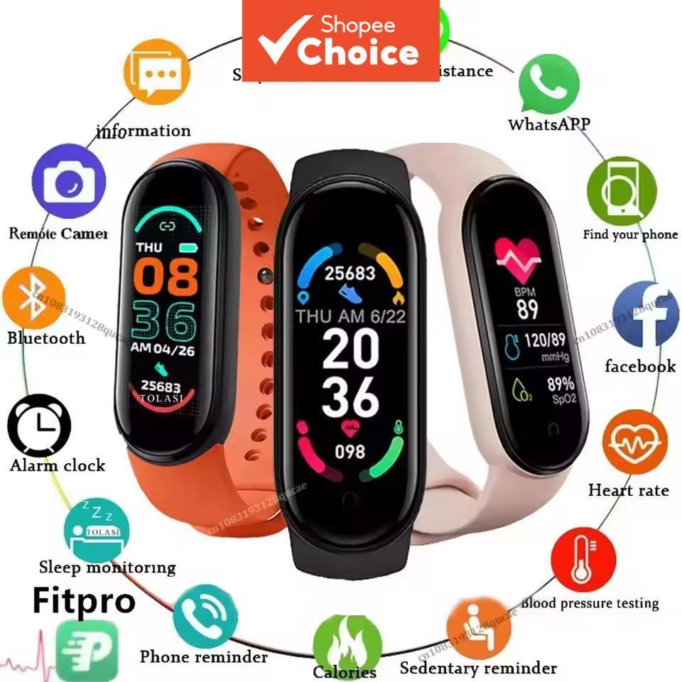 M9 Smartwatch Relógio Inteligente Masculino Feminino Pulseira De Fitness Esportes Banda Freqüência Cardíaca Pressão Arte