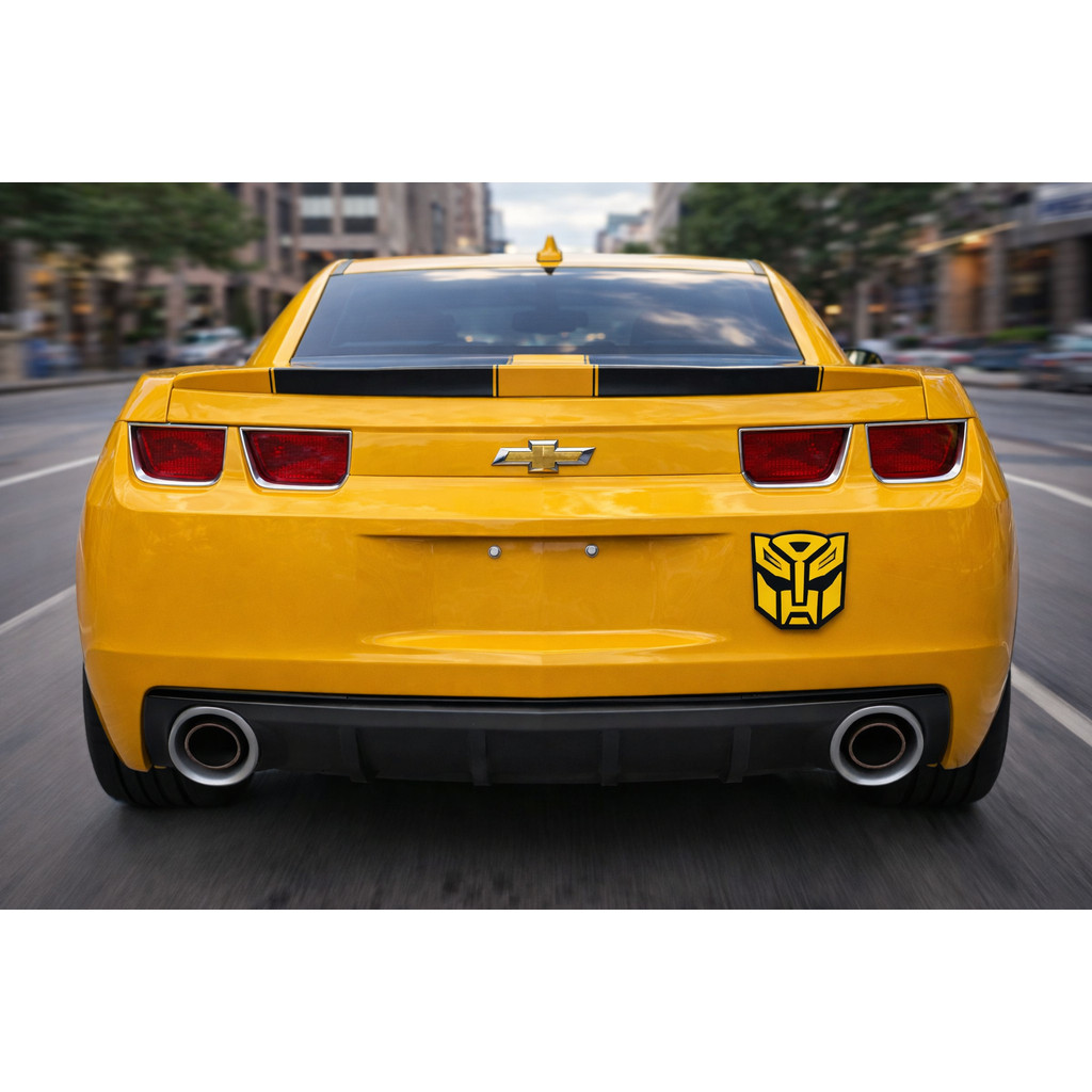 Emblema Autobot Transformers em Acrílico Alto Relevo Decorativo Para Carro — imagem 2 de 2