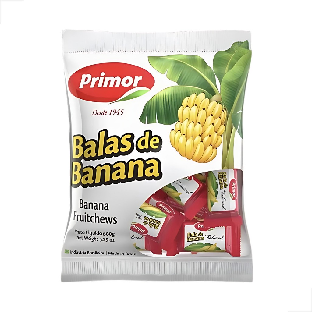 BALA DE BANANA 600G PRIMOR