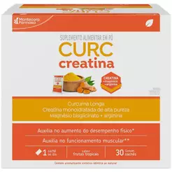 Suplemento Alimentar em pó CURC Creatina 30 sachês
