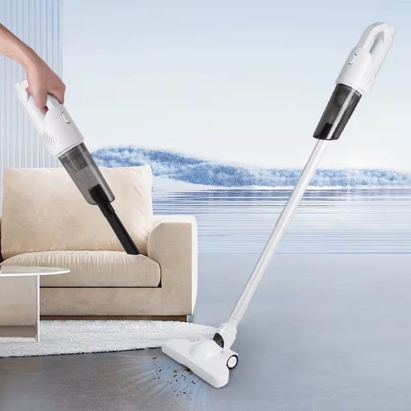 Aspirador De Pó 2 Em 1 Vertical E Portátil Sem Fio Recarregável Compacto Para Tapetes Sofás E Cantos