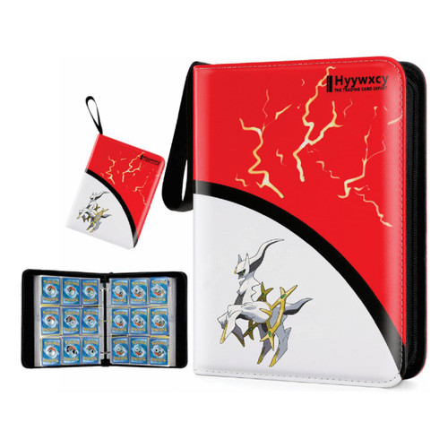 Fichário Album Para 900 Cartas Legends Arceus Pokémon Zíper