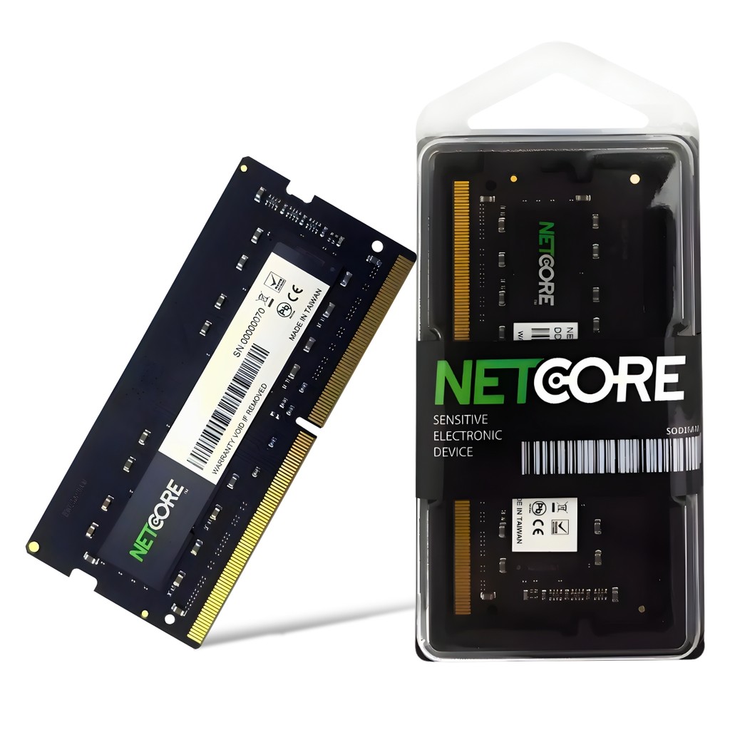 Memória Ram Para Notebook DDR5 16GB 5600MHz Netcore CL46 Preto NET516G5600SO56
