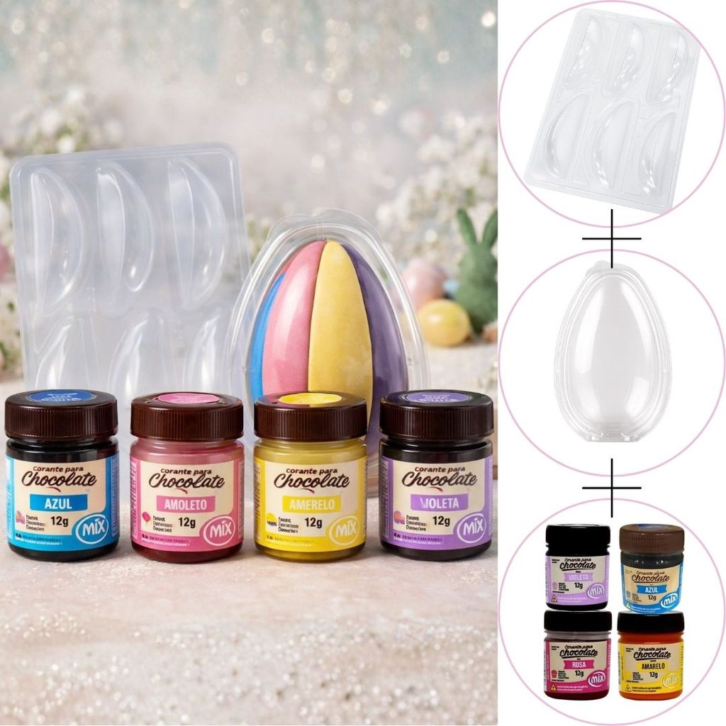 1 FORMA BWB 6 FATIAS+10 BLISTER BWB+4 CORANTE CHOCOLATE MIX (CHOCO) em Oferta na Shopee