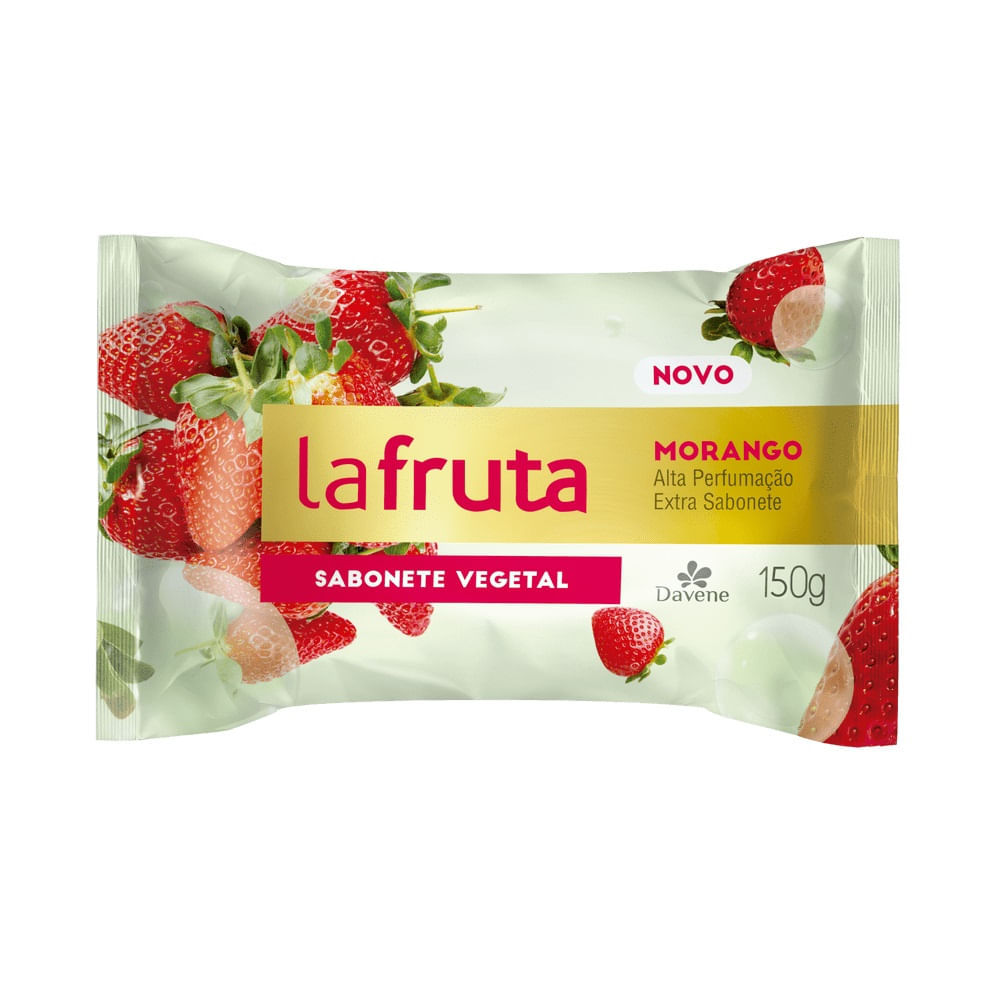 Sabonete Davene La Fruta Morango 150g em Oferta na Shopee